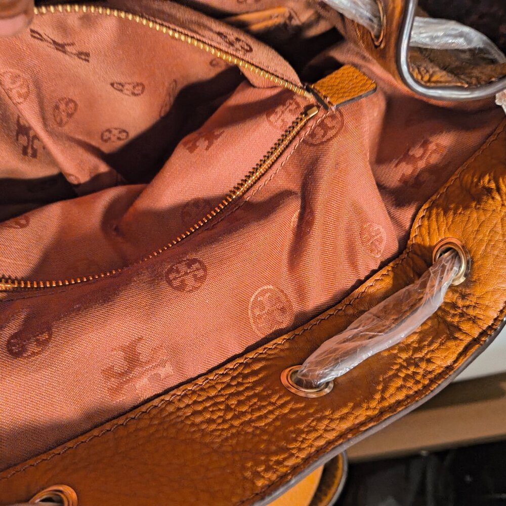 Tori Burch Leather Back Pack - image 2